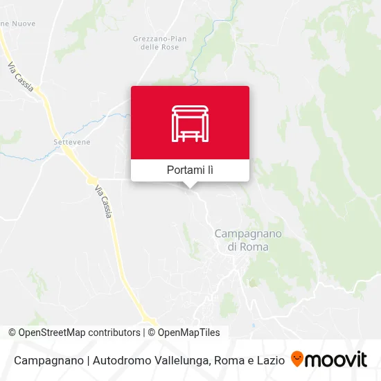Mappa Campagnano | Autodromo Vallelunga