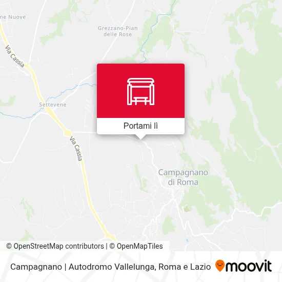 Mappa Campagnano | Autodromo Vallelunga
