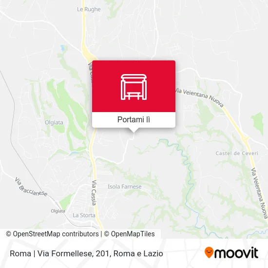 Mappa Roma | Via Formellese, 201