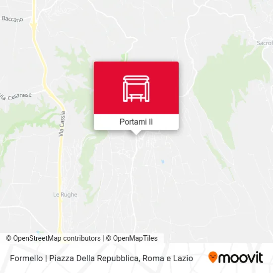 Mappa Formello | Piazza Della Repubblica