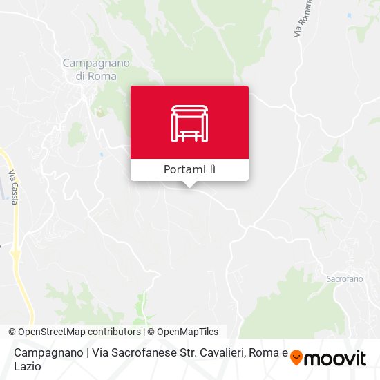 Mappa Campagnano | Via Sacrofanese Str. Cavalieri