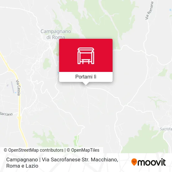 Mappa Campagnano | Via Sacrofanese Str. Macchiano