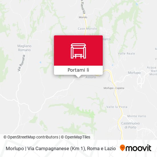 Mappa Morlupo | Via Campagnanese (Km 1)