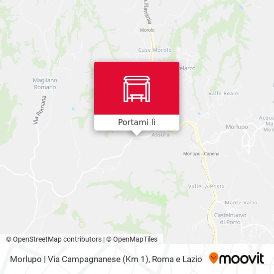 Mappa Morlupo | Via Campagnanese (Km 1)