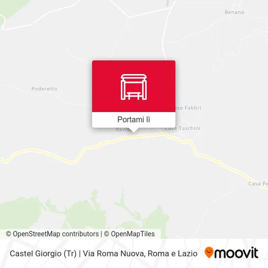 Mappa Castel Giorgio (Tr) | Via Roma Nuova