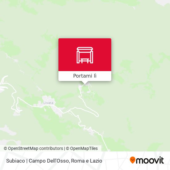 Mappa Subiaco | Campo Dell'Osso