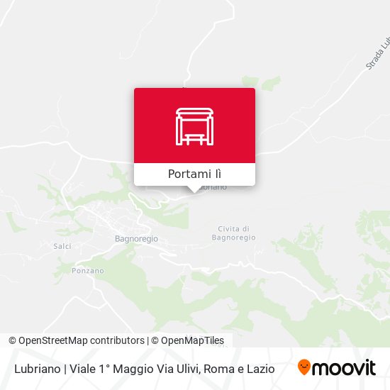 Mappa Lubriano | Viale 1° Maggio Via Ulivi