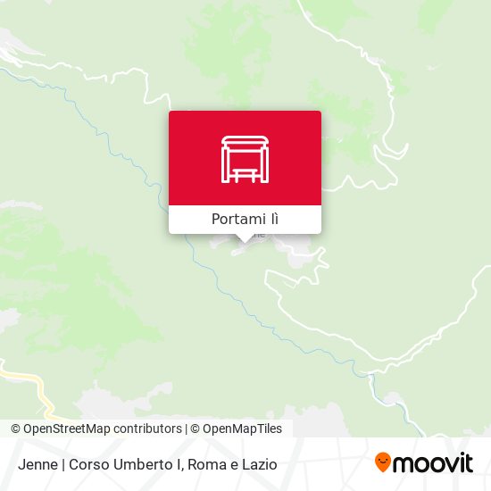 Mappa Jenne | Corso Umberto I