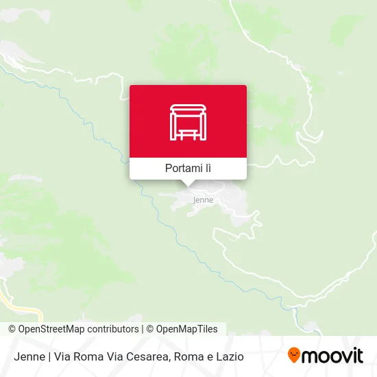 Mappa Jenne | Via Roma Via Cesarea