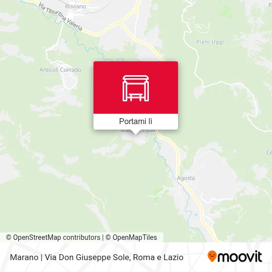 Mappa Marano | Via Don Giuseppe Sole