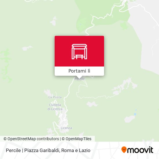 Mappa Percile | Piazza Garibaldi