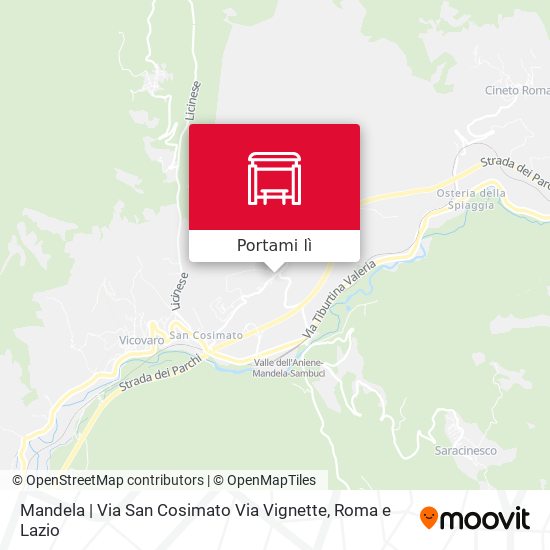 Mappa Mandela | Via San Cosimato Via Vignette