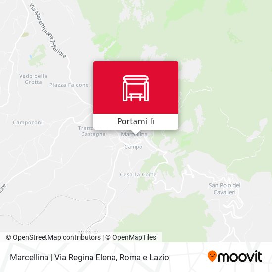 Mappa Marcellina | Via Regina Elena