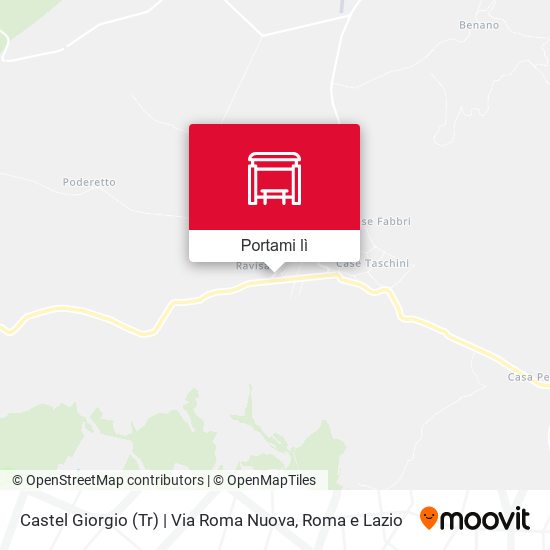 Mappa Castel Giorgio (Tr) | Via Roma Nuova