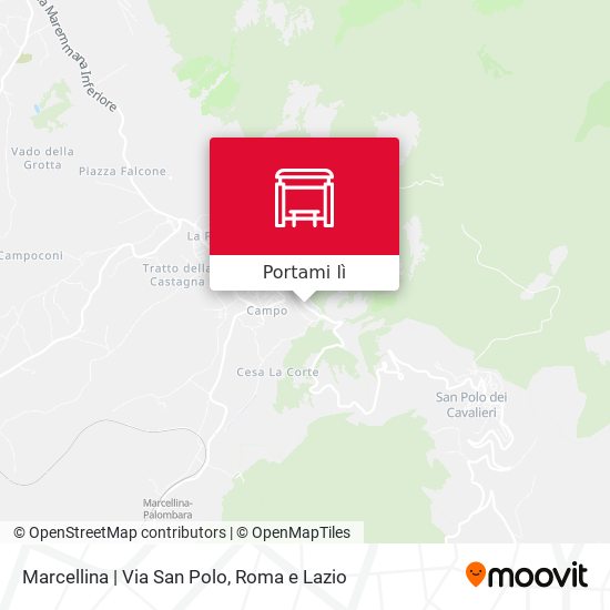 Mappa Marcellina | Via San Polo