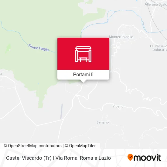 Mappa Castel Viscardo (Tr) | Via Roma