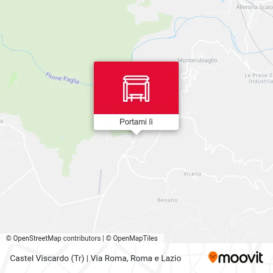 Mappa Castel Viscardo (Tr) | Via Roma