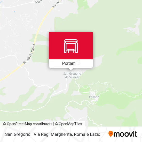 Mappa San Gregorio | Via Reg. Margherita