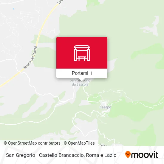 Mappa San Gregorio | Castello Brancaccio