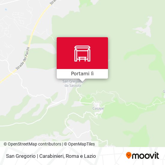 Mappa San Gregorio | Carabinieri