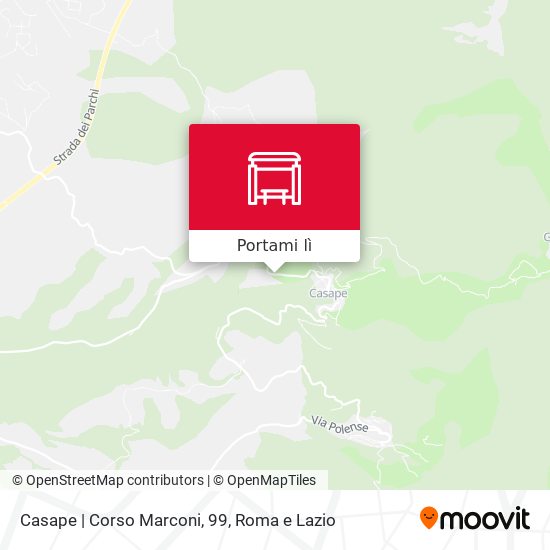 Mappa Casape | Corso Marconi, 99