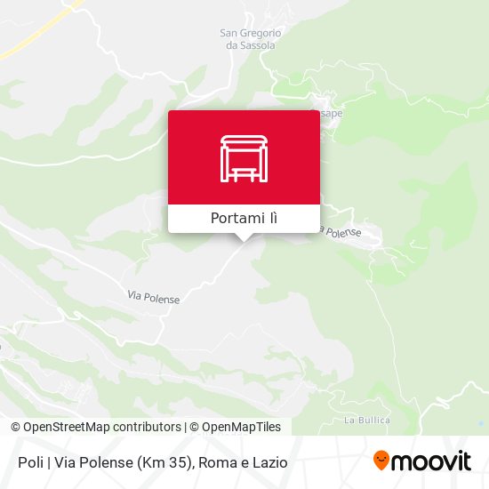 Mappa Poli | Via Polense (Km 35)