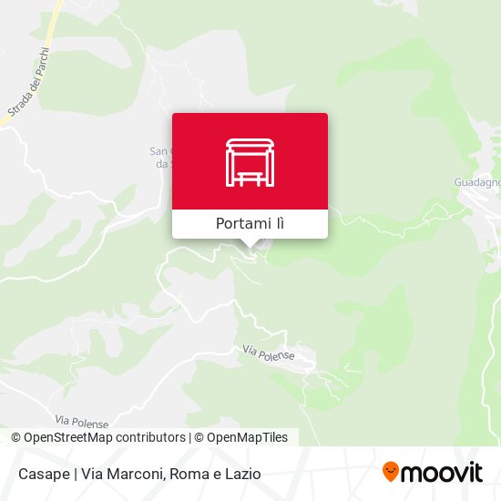 Mappa Casape | Via Marconi