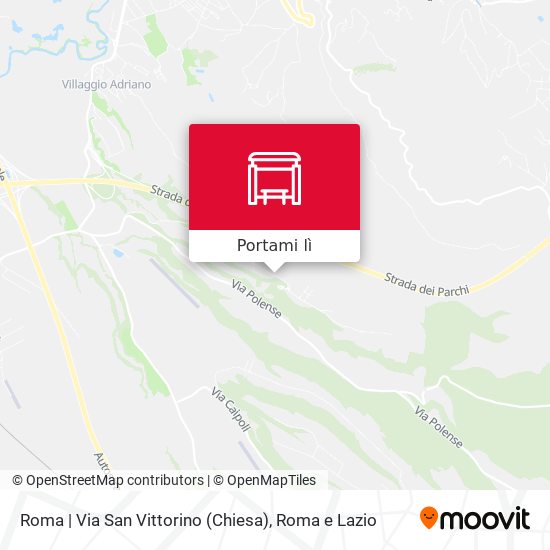 Mappa Roma | Via San Vittorino (Chiesa)