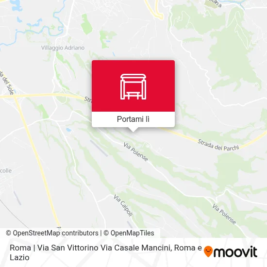 Mappa Roma | Via San Vittorino Via Casale Mancini