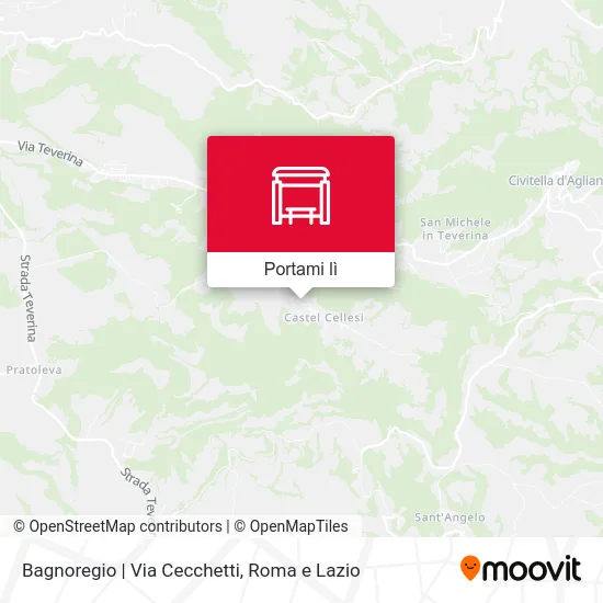 Mappa Bagnoregio | Via Cecchetti