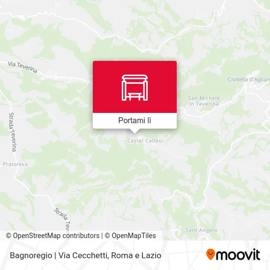 Mappa Bagnoregio | Via Cecchetti