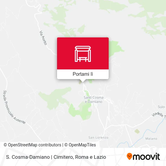 Mappa S. Cosma-Damiano | Cimitero