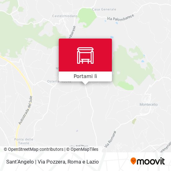 Mappa Sant'Angelo | Via Pozzera