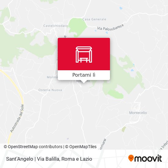 Mappa Sant'Angelo | Via Balilla