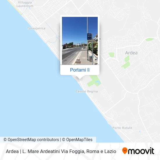 Mappa Ardea | L. Mare Ardeatini Via Foggia
