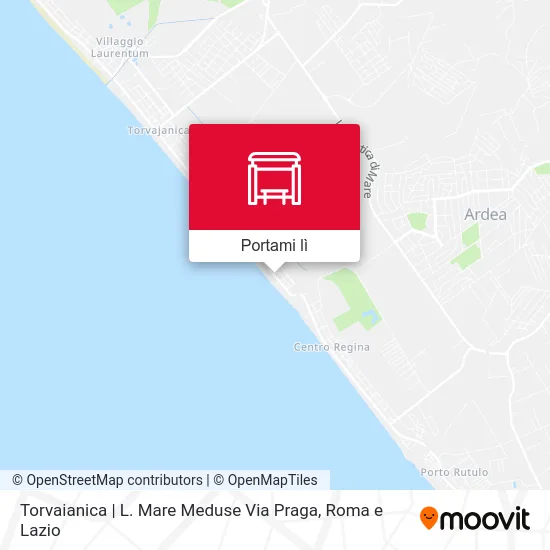 Mappa Torvaianica | L. Mare Meduse Via Praga