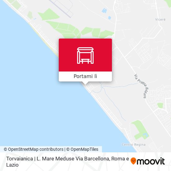 Mappa Torvaianica | L. Mare Meduse Via Barcellona