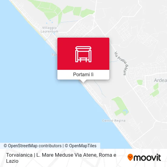 Mappa Torvaianica | L. Mare Meduse Via Atene