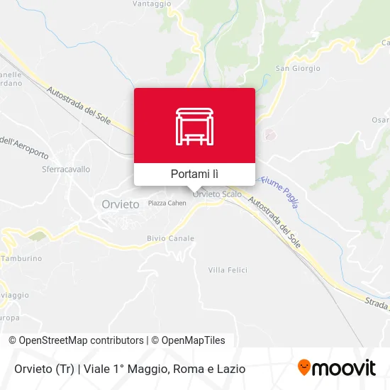 Mappa Orvieto (Tr) | Viale 1° Maggio