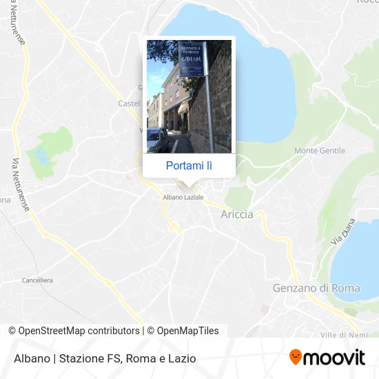 Mappa Albano | Stazione FS