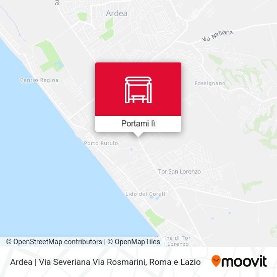 Mappa Ardea | Via Severiana Via Rosmarini