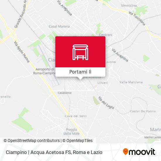 Mappa Ciampino | Acqua Acetosa FS