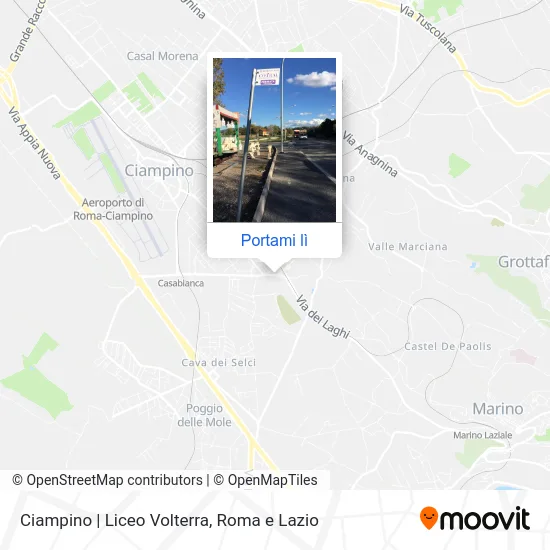 Mappa Ciampino | Liceo Volterra