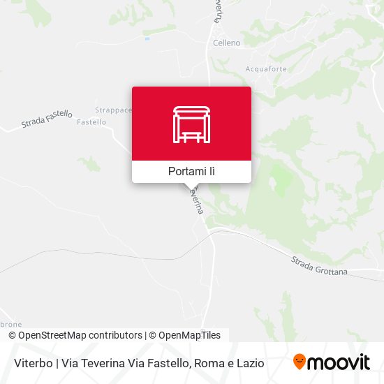 Mappa Viterbo | Via Teverina Via Fastello