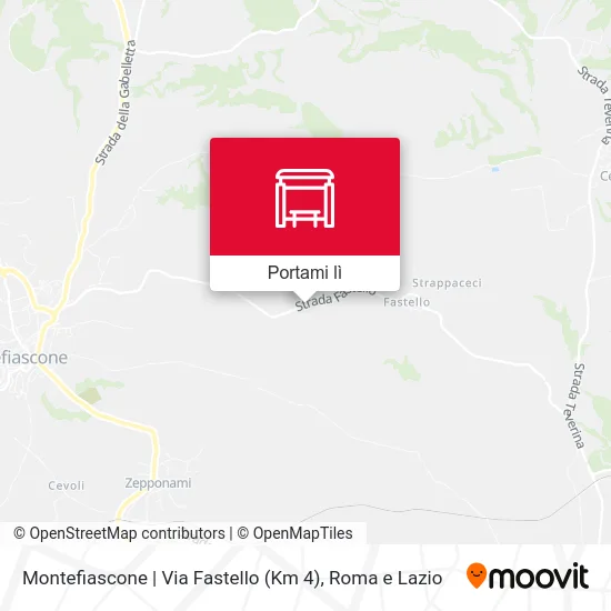 Mappa Montefiascone | Via Fastello (Km 4)