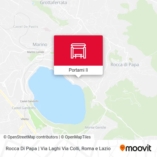 Mappa Rocca Di Papa | Via Laghi Via Colli