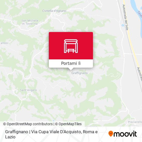 Mappa Graffignano | Via Cupa Viale D'Acquisto