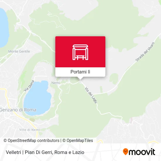 Mappa Velletri | Pian Di Gerri