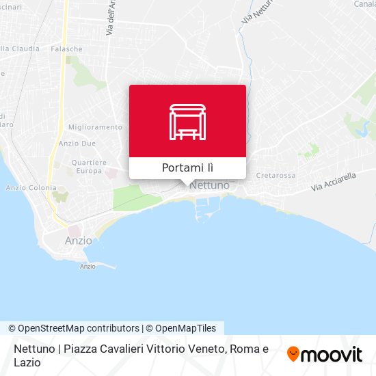 Mappa Nettuno | Piazza Cavalieri Vittorio Veneto