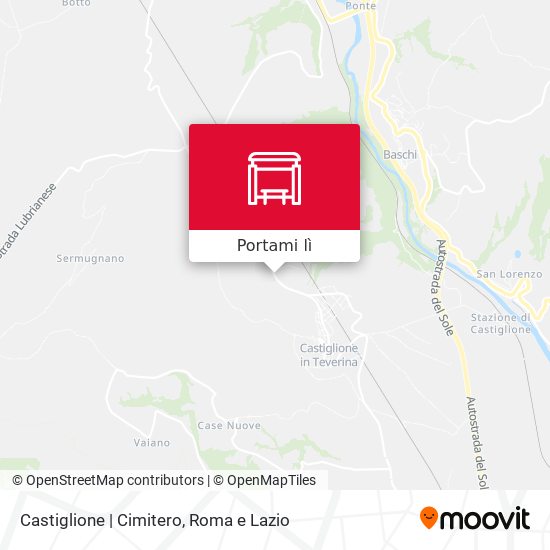 Mappa Castiglione | Cimitero